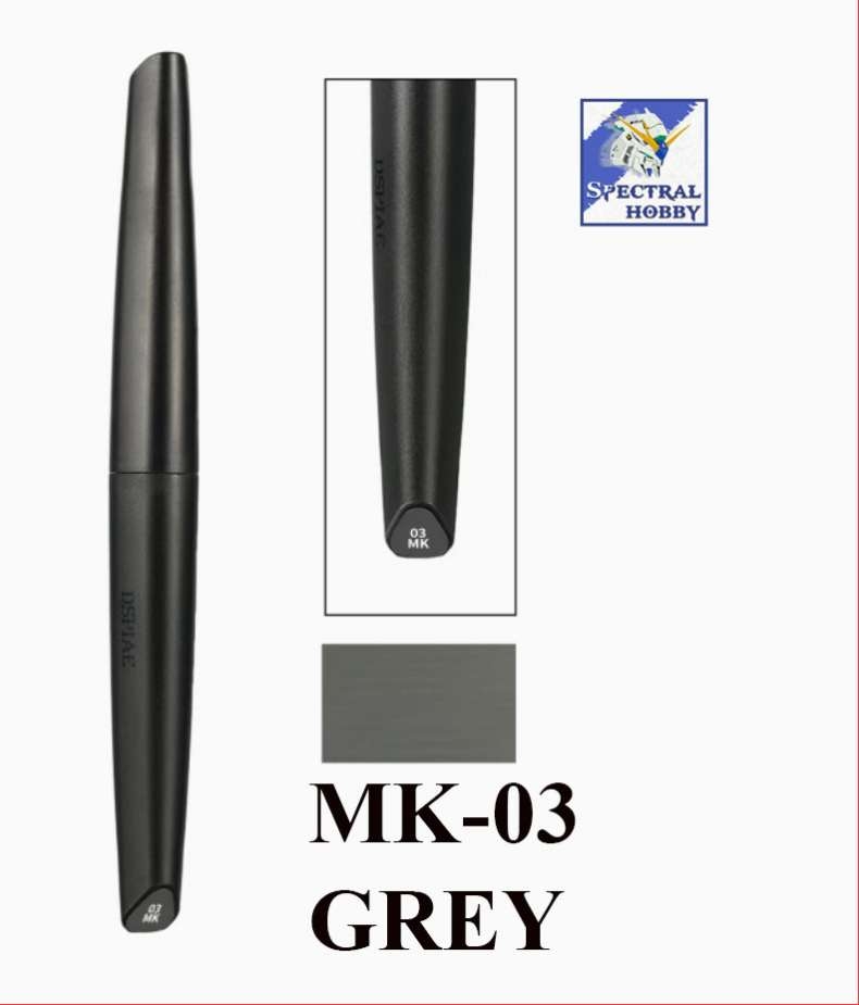 Bút sơn marker DSPIAE MK Soft Tip draw brush Basic mecha color Acrylic Water-based Pen