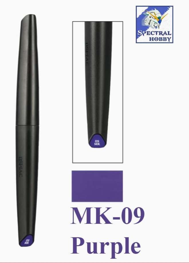 Bút sơn DSPIAE draw brush MK/MKM 01-12 Soft Tip Acrylic Marker Water-based Pen (basic - metallic - Fluorescent Colors)