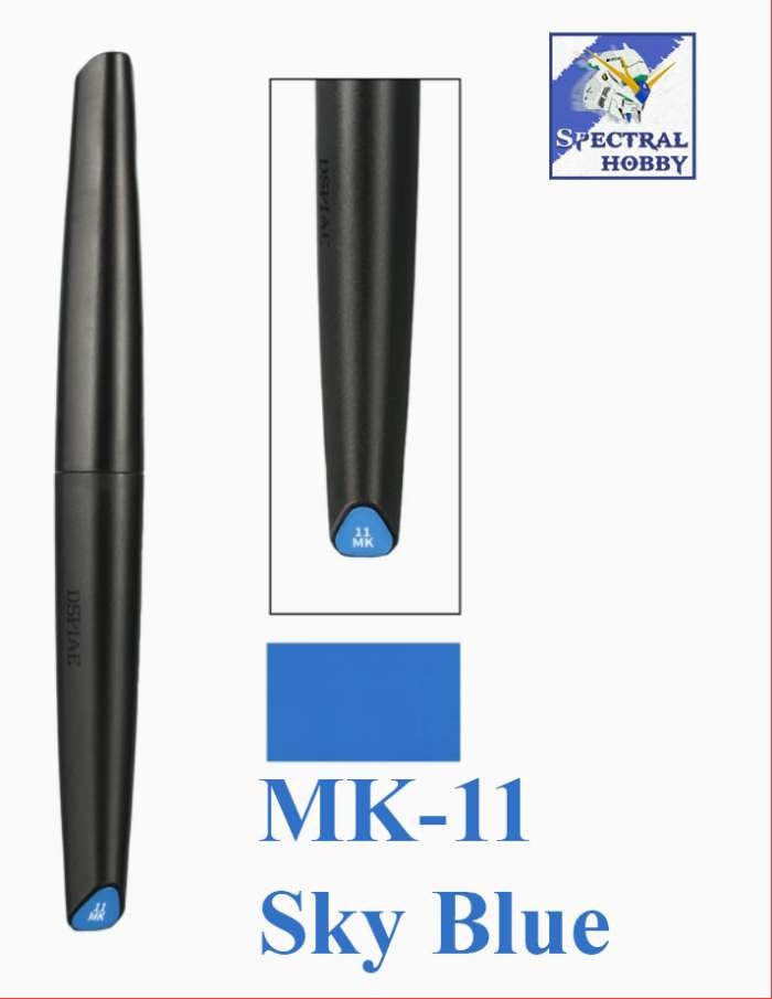 Bút sơn DSPIAE draw brush MK/MKM 01-12 Soft Tip Acrylic Marker Water-based Pen (basic - metallic - Fluorescent Colors)