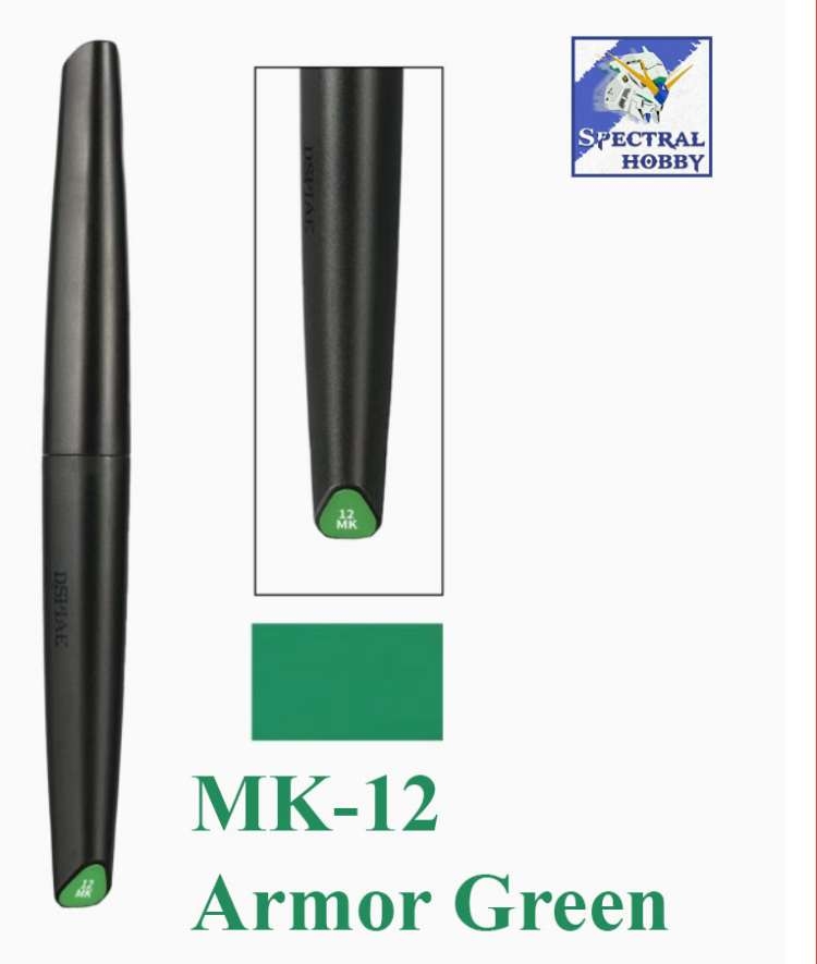 Bút sơn marker DSPIAE MK Soft Tip draw brush Basic mecha color Acrylic Water-based Pen
