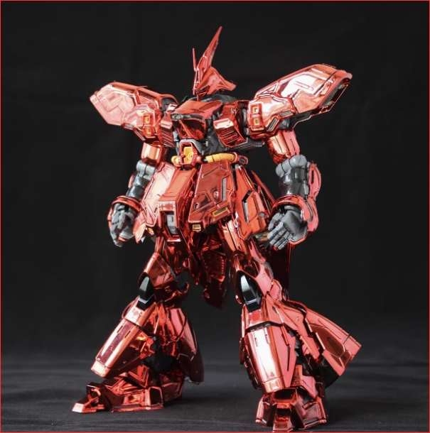 Mô hình lắp ghép MG 1/100 Sazabi Ver.Ka mirror electroplating gundam Daban 6631SE (decal+led)