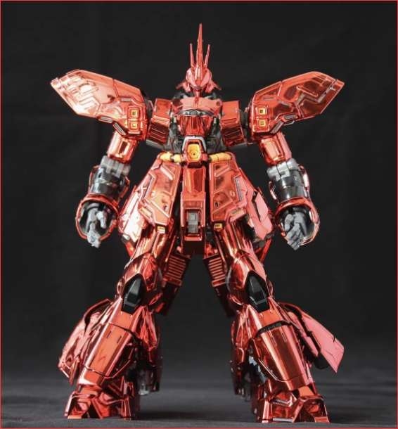 Mô hình lắp ghép MG 1/100 Sazabi Ver.Ka mirror electroplating gundam Daban 6631SE (decal+led)