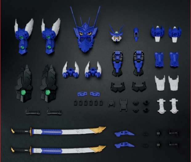 Phụ kiện lắp ráp EW Sengoku Astray Set cho MG HIRM 1/100 Red Blue Noir