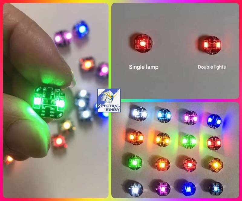 Led từ tính custom độ mô hình, gundam, figure 3 mode Magnetic control light LED 9.2*5.5mm