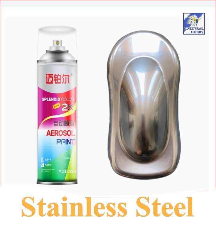 Sơn xịt siêu bóng metal anti-rust Chrome / Stainless / Silver / Gold electroplating color spray paint