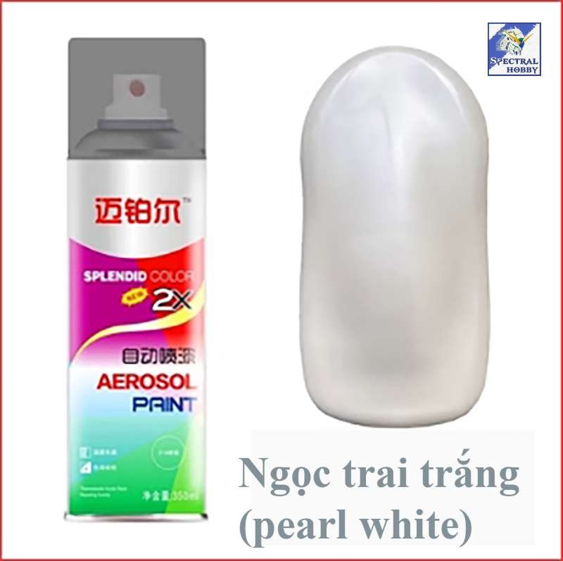 Sơn xịt các màu siêu bóng anti-rust Pearl Ngọc trai Red Green Yellow Black White ... color spray paint