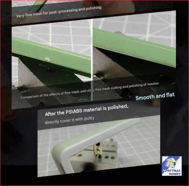 Dụng cụ USTAR nhám dũa mịn mô hình polishing file block coarse Extremely fine - Tool hobby