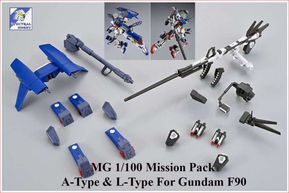 Mô hình lắp ráp MG 1/100 Gundam F90 F90L (2in1 pack A+L)  - Powerful mecha model