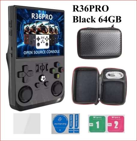 Máy chơi game R36 PRO MAX Retro Handheld Console 3.5 4.0 Inch Screen