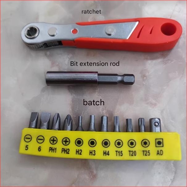 Dụng cụ Tua vít hai chiều góc hẹp 6.35mm Bidirectional ratchet screwdriver narrow corner right angle
