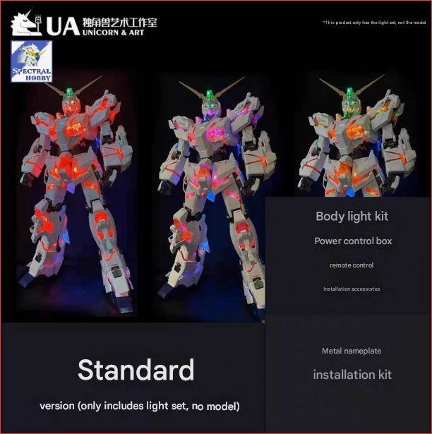 LED RGB cho Mega Size Unicorn 1/48 App Remote - UA model