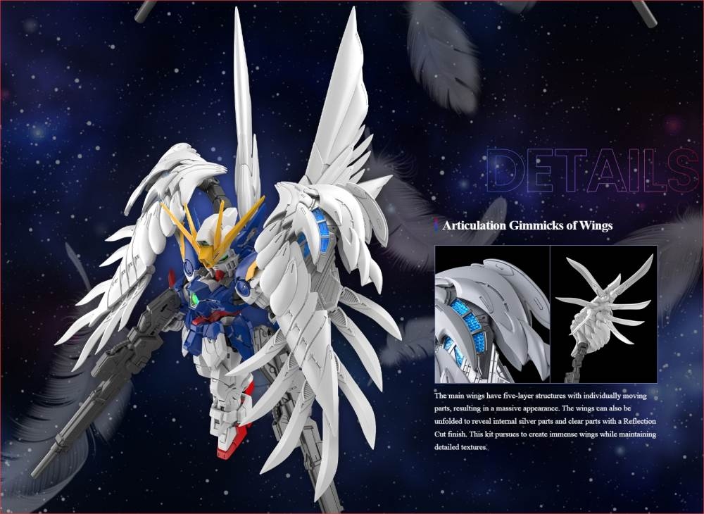Mô hình lắp ráp MGSD Wing Gundam Zero Custom EW - bandai