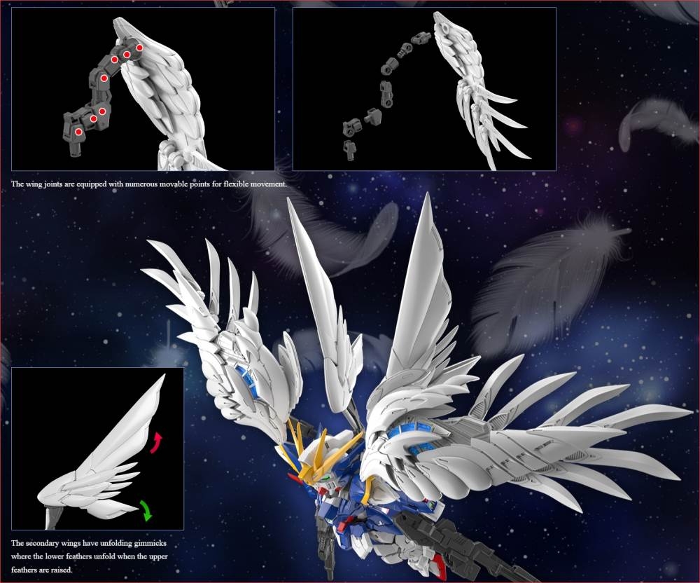 Mô hình lắp ráp MGSD Wing Gundam Zero Custom EW - bandai