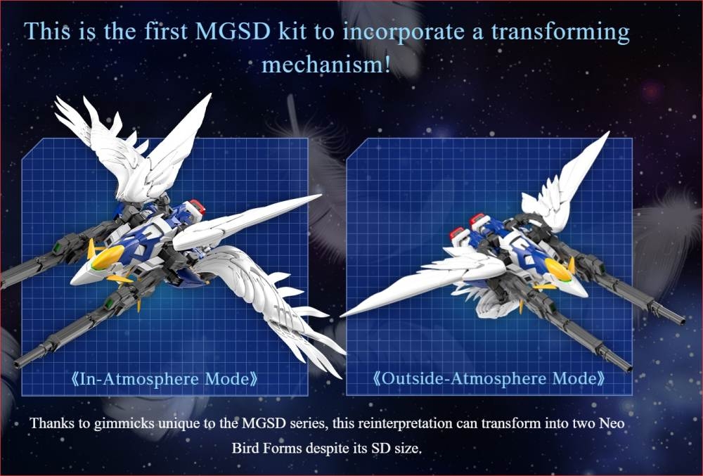 Mô hình lắp ráp MGSD Wing Gundam Zero Custom EW - bandai