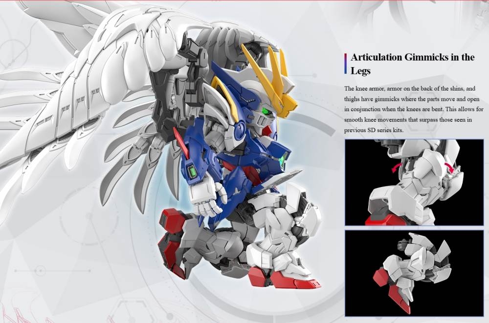 Mô hình lắp ráp MGSD Wing Gundam Zero Custom EW - bandai