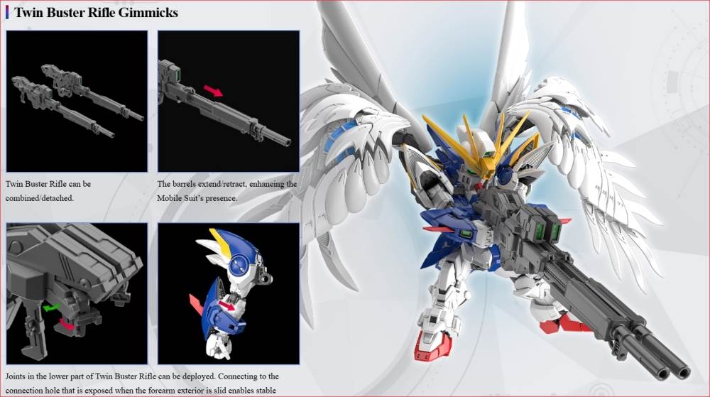 Mô hình lắp ráp MGSD Wing Gundam Zero Custom EW - bandai