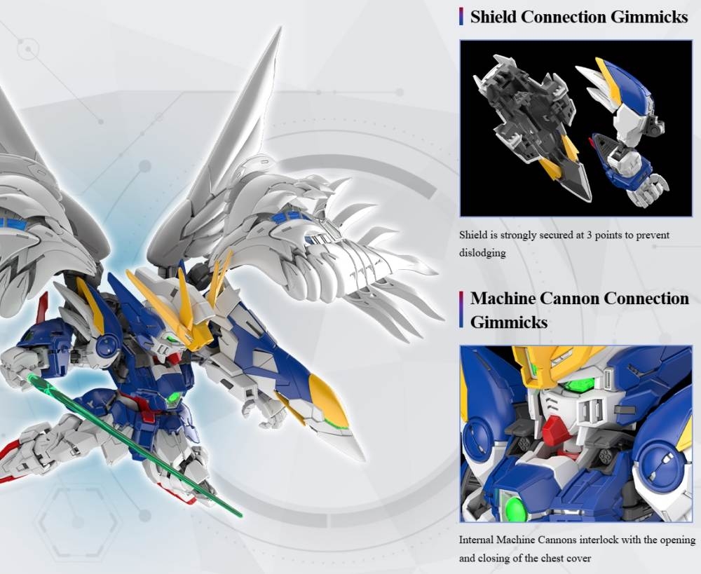 Mô hình lắp ráp MGSD Wing Gundam Zero Custom EW - bandai