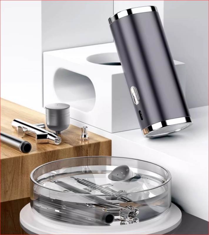 Bộ airbrush mini Portable Charging Air Pump sơn mô hình - Asoyoga