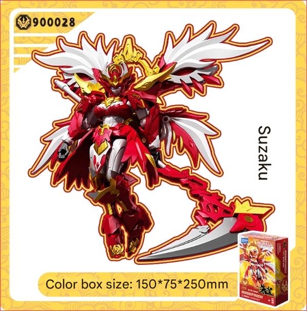 Mô hình lắp ráp Origin Spirit War Chronicles Rosefinch Raven Scorpion musha Black Tortoise SEMBO BLOCK