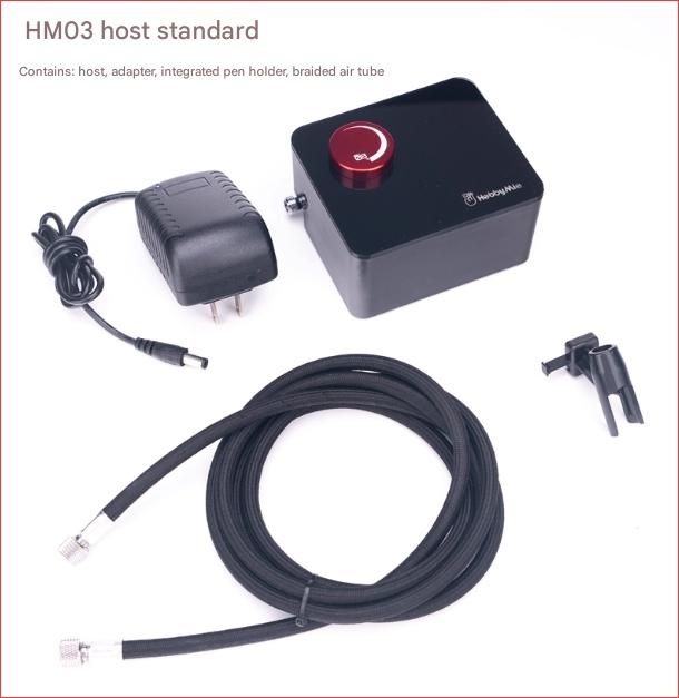 Máy nén khí sơn mô hình Air Pump Compressor Mini Airbrush HM03 Hobby Mio Ensi AC09