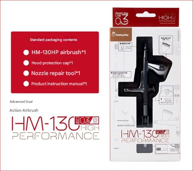 Bút sơn airbrush Hobby Mio HM-130HP High Performance