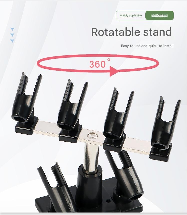 Dụng cụ gác bút sơn Holder pen airbrush placement rack fixed table clamp bracket