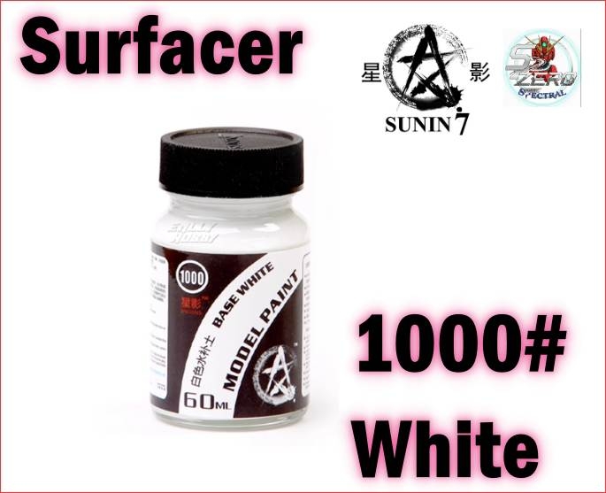 Sơn lót Surfacer các loại trên các chất liệu gỗ resin ABS giấy metal clay plaster Clear - Sunin paint