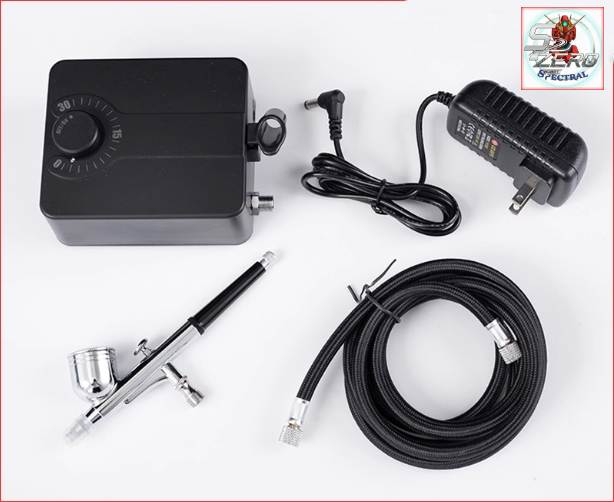 Máy nén khí mini sơn mô hình T200K Airbrush mini compressor airpump