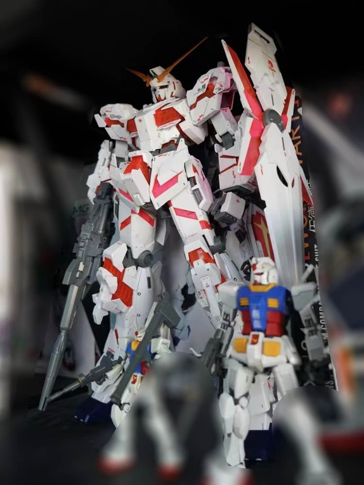 Mô hình lắp ráp 1/48 Mega size Unicorn MEGASIZE 53.5cm (+led) gundam Daban