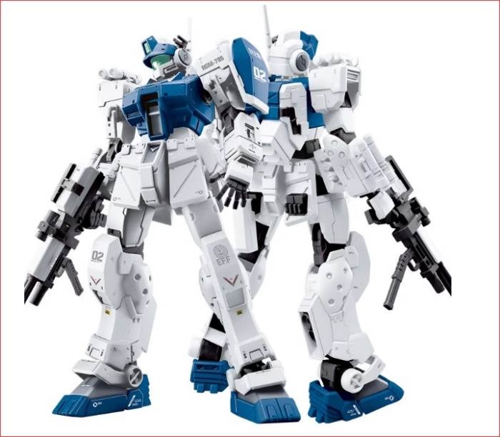 Mô hình lắp ráp HG 1/144 RGM-79S GM Snow White Dog two outer Amor set - XFS model (decal+base)