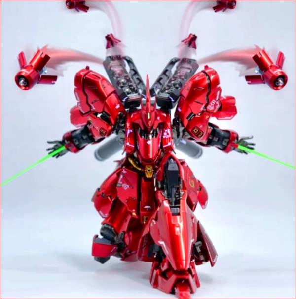 Mô hình lắp ráp RG 1/144 Sazabi Metallic , Clear color - 5503 SIHAI model