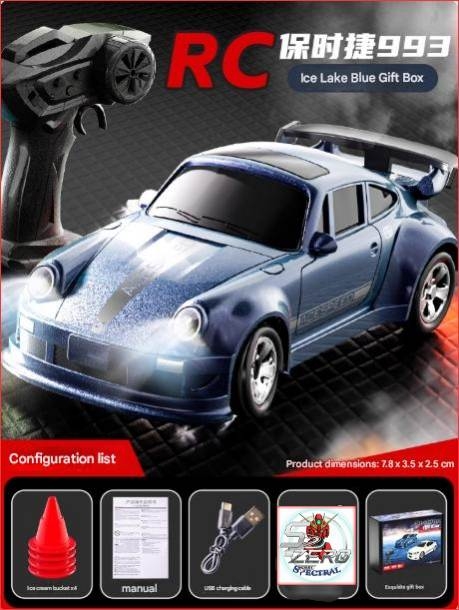 Ô tô điều khiển RC Drift Car 1:64 mini racing 2.4G 4WD - FAYEE Model