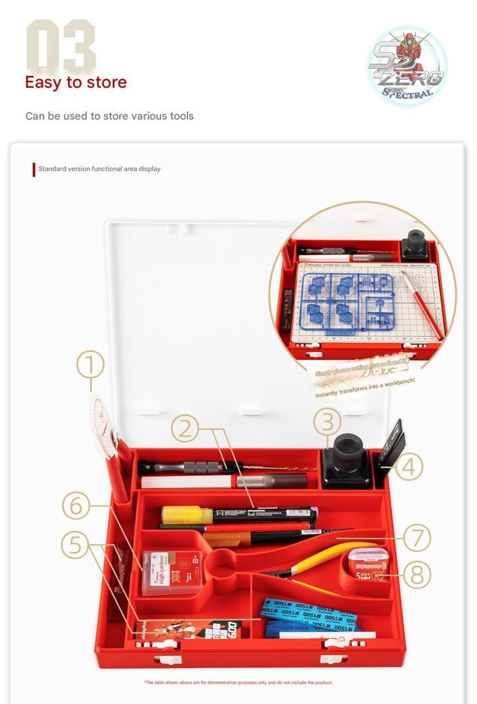 Hộp đựng dụng cụ bàn làm việc 𝑷𝒐𝒓𝒕𝒂𝒃𝒍𝒆 𝑾𝒐𝒓𝒌𝒃𝒆𝒏𝒄𝒉 𝑻𝒐𝒐𝒍 𝑺𝒕𝒐𝒓𝒂𝒈𝒆 𝑩𝒐𝒙 - Hobby Mio