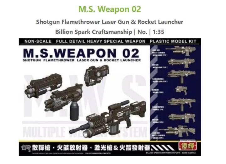 Phụ kiện mô hình MSW M.S.WEAPON metal slug Tank gundam Fighter missile Weapon Laser rocket