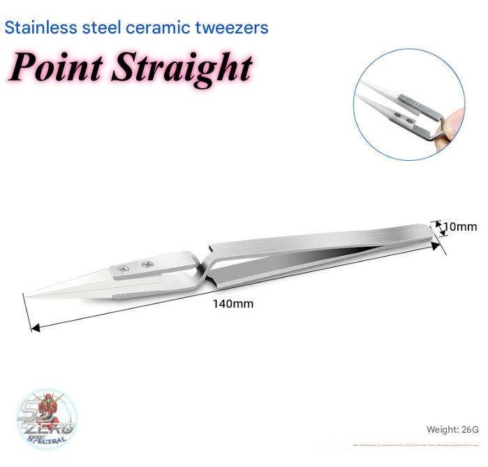 Nhíp sứ kẹp gắp linh kiện tự giữ - nhịp ngược Ceramic tweezers interchangeable cross-shaped heads