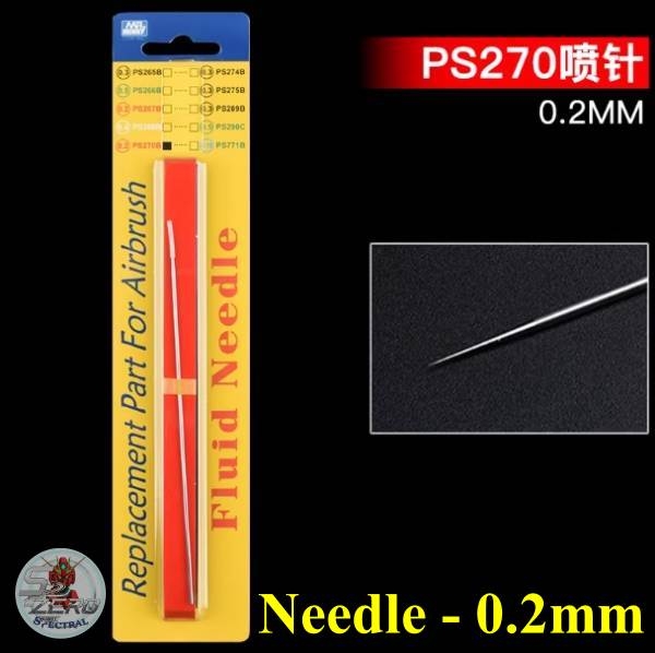 Phụ kiện mô hình Mr.hobby ps270 ps289 Iwata HP-CP kim sơn needle đầu béc nozzle bút sơn airbrush