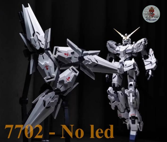 Mô hình lắp ráp MGEX UNICORN 1/100 gundam Final battle + Led light Bluetooth - 7702 Changlong