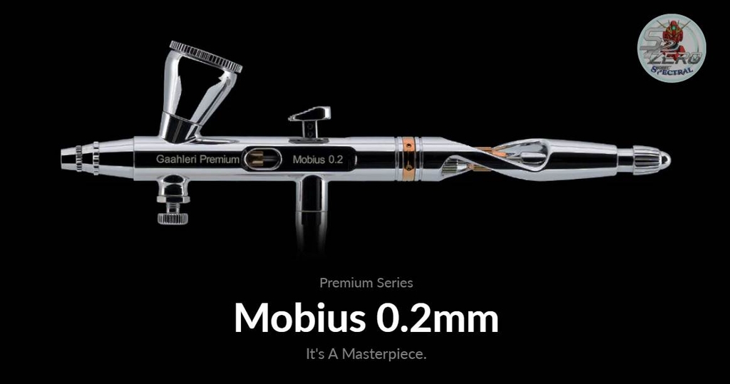 Bút sơn mô hình Mobius 0.3mm 0.2mm Gaahleri Airbrush Premium Series