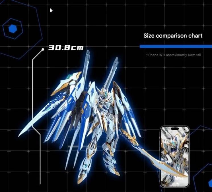 Mô hình lắp ráp MNP-XH12W 1/100 GAN JIANG Cang Tương Metal Frame MOTOR NUCLEAR