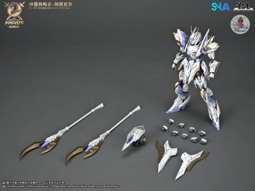 Mô hình lắp ráp Divine Invoker Percival SC009 BE 1/144 SNAA model Round Table Knights