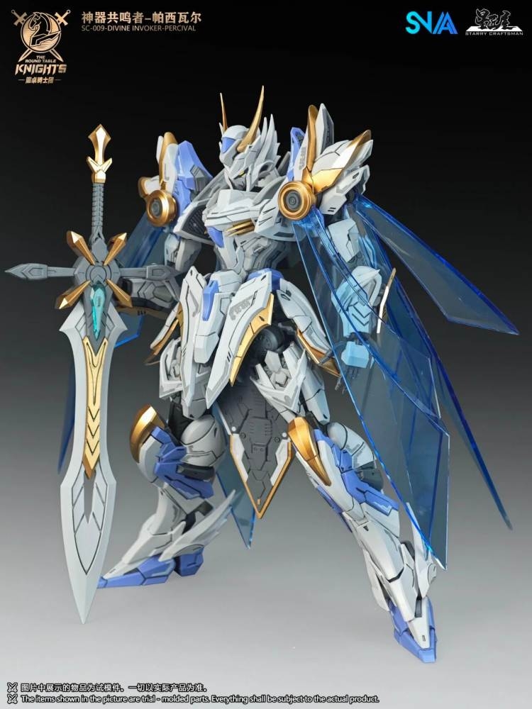 Mô hình lắp ráp Divine Invoker Percival SC009 BE 1/144 SNAA model Round Table Knights