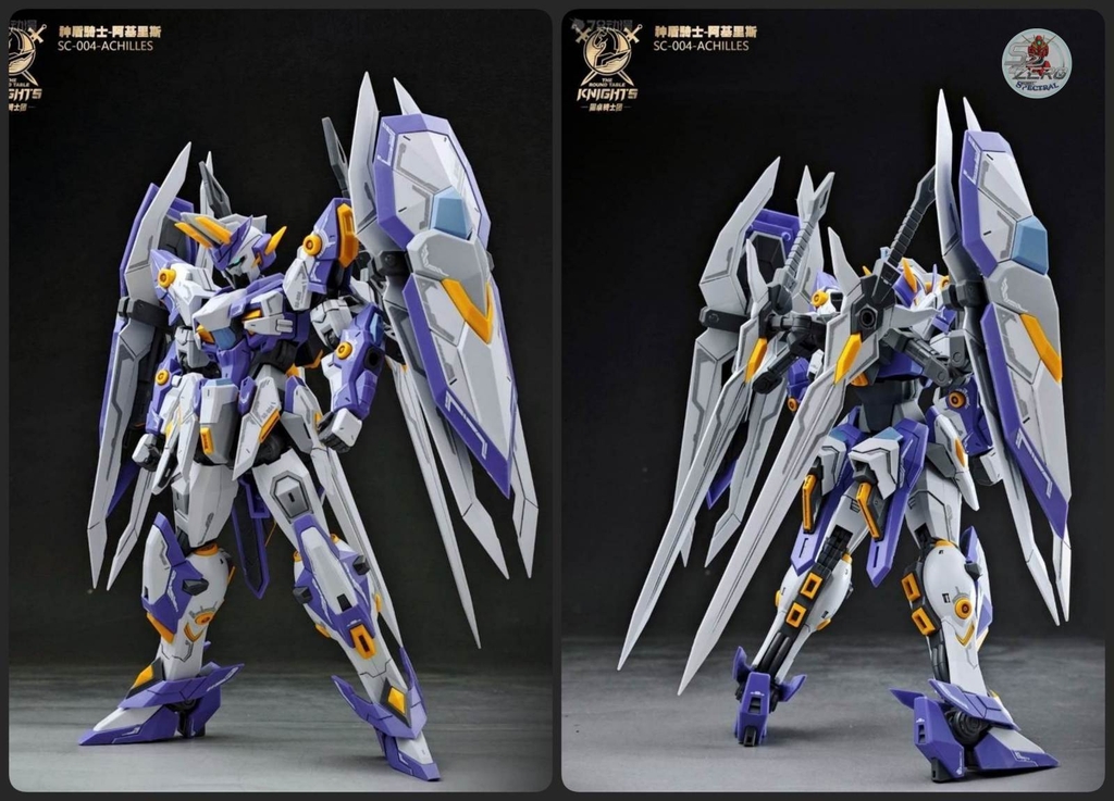 Mô hình lắp ráp Aegis Knight Achilles SC004 BE 1/144 SNAA model Round Table Knights