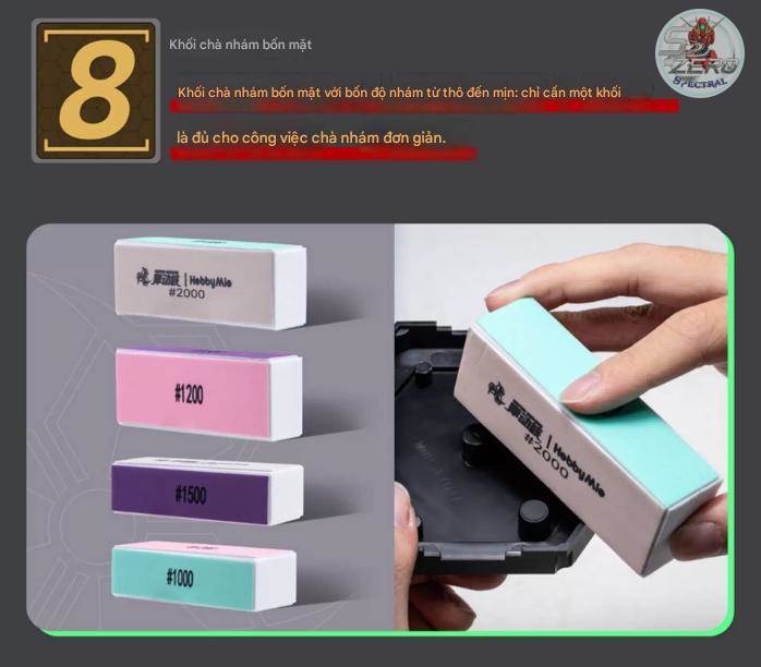 Bộ dụng cụ mô hình Hobby Mio x MOTOR NUCLEAR Premium Tool Kit (kìm, dao, nhíp, ...)