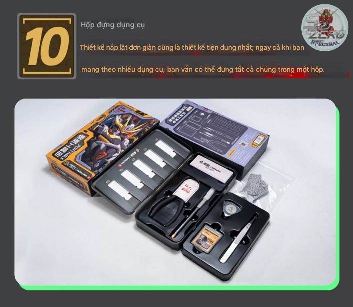 Bộ dụng cụ mô hình Hobby Mio x MOTOR NUCLEAR Premium Tool Kit (kìm, dao, nhíp, ...)