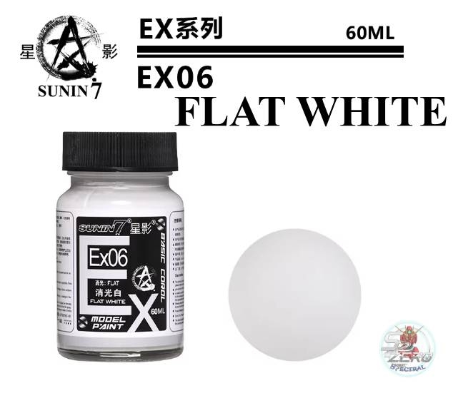Sơn mô hình cao cấp Sunin Ex 05-10 Hight Quality Paint Red Blue Yellow lat Black White color 60ml