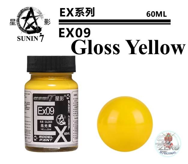 Sơn mô hình cao cấp Sunin Ex 05-10 Hight Quality Paint Red Blue Yellow lat Black White color 60ml