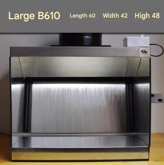 Hộp hút mùi sơn GT Model Water curtain box model painted