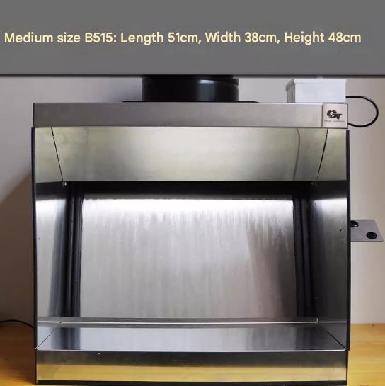 Hộp hút mùi sơn GT Model Water curtain box model painted