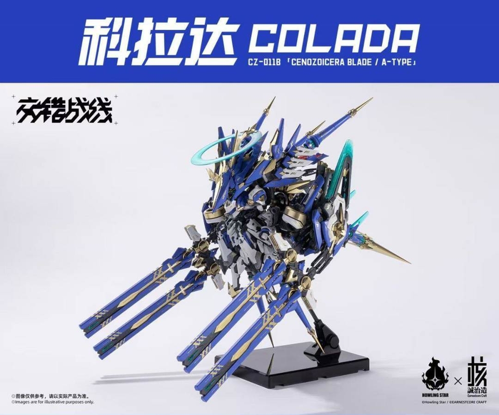 Mô hình lắp ráp 1/100 COLADA CZ-011B Cennozoicera blade A-type HOWLING STAR