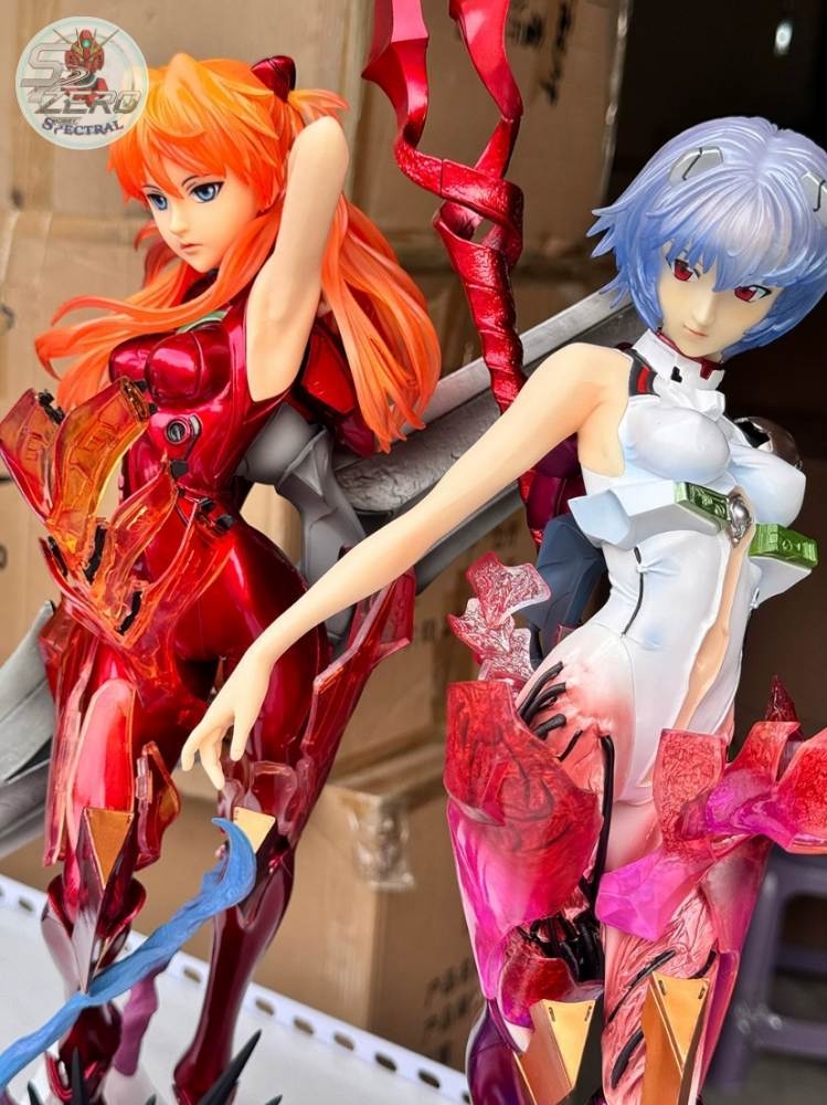 Mô hình nhựa Figure 1/4 EVA Evangelion Ayanami Rei Asuka Langley Sohryu - Xinhao chất lượng cao